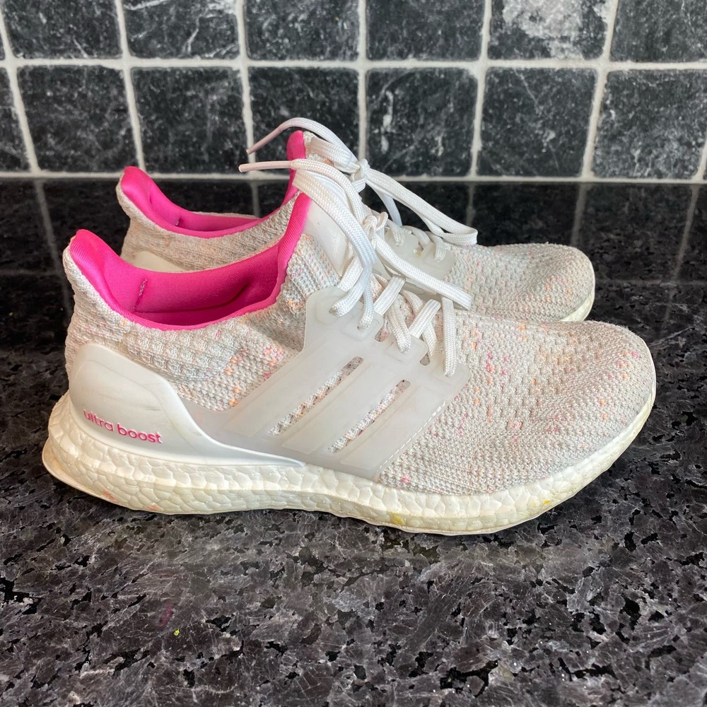adidas Women's Sneakers - White and Pink